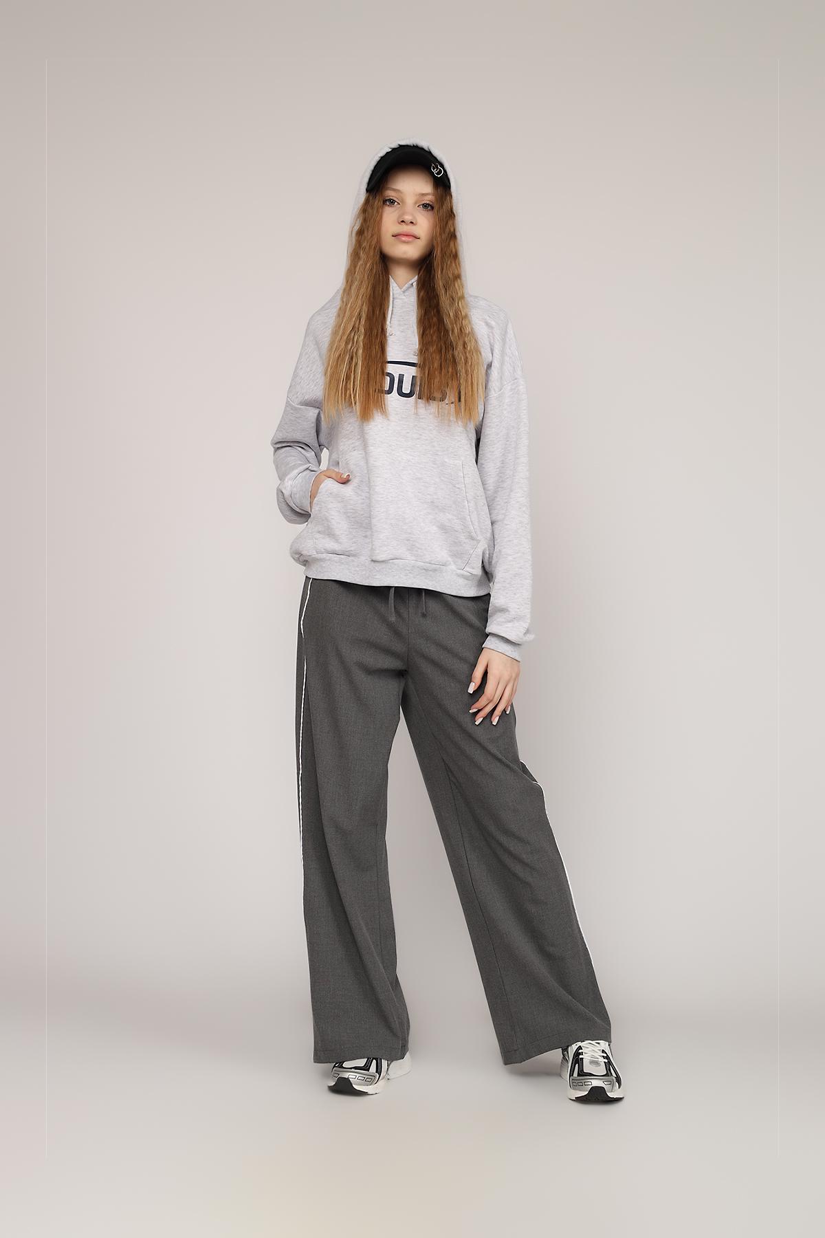 Худі жіночий р. 44 Сірий (SKT001047367) - фото 7