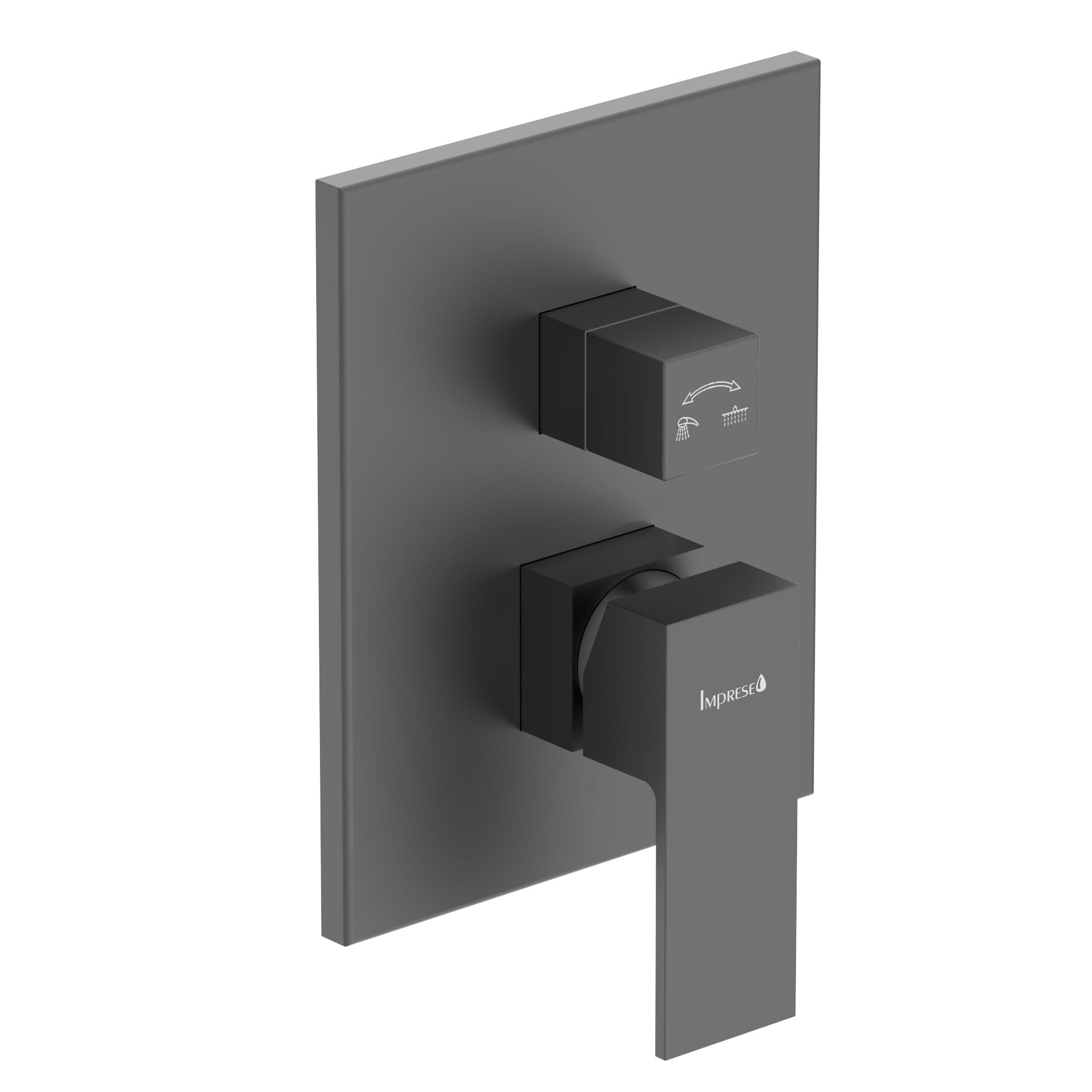 Смеситель для душа Imprese Judit однорычажный Черный матовый (f04610810AA)