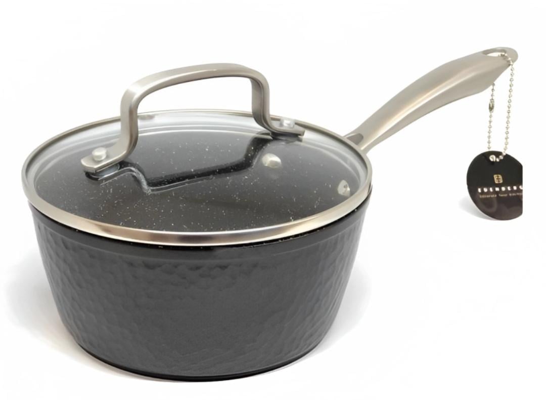 Ківш з кришкою Edenberg мармурове покриття 1,5 л (EB-3673)