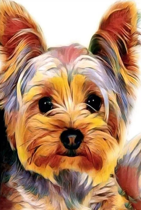 Набор алмазной мозаики Рыжий Йорк 20x30 см (AS2341)