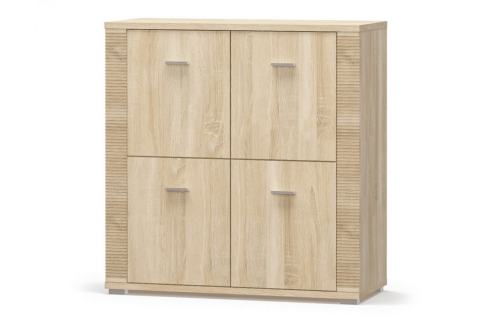 Комод-тумба Меблі-Сервіс Гресс 4Д Дуб самоа (13559) Комод-тумба Меблі-Сервіс Гресс 4Д Дуб самоа (13559)