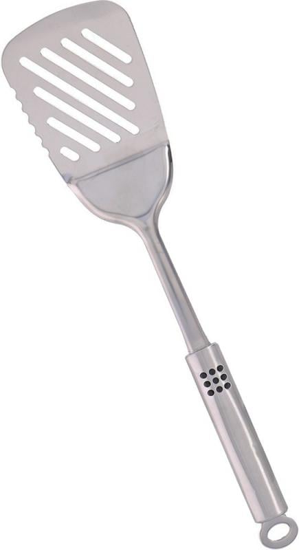 Лопатка с прорезями Alpina Mike 34,5 см из нержавеющей стали (AL-10779)