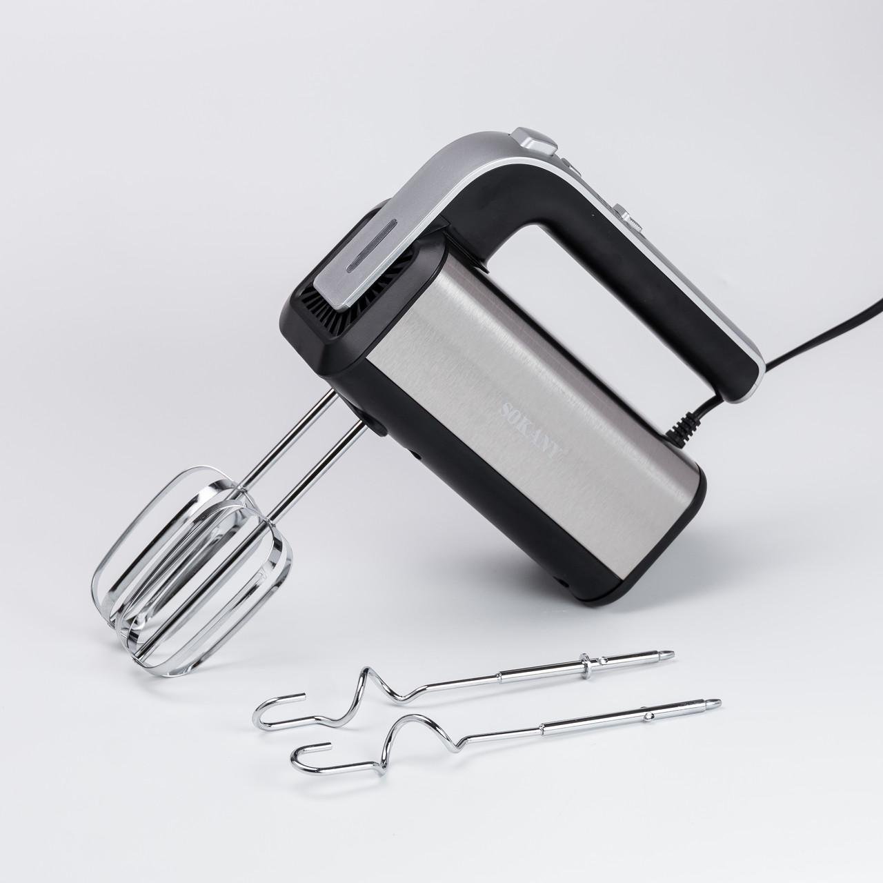 Миксер ручной Sokany CX-6651 сталь 800 Вт (4905) Миксер ручной Sokany CX-6651 сталь 800 Вт (4905)