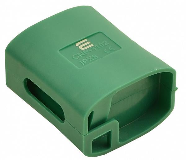 Коробка влагозащитная АСКО-УКРЕМ CNP3102 41,2x38x26 мм IPX8 PP для универсальных клемм Зеленый (A0280010030)