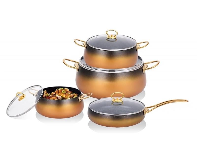 Набір посуду Edenberg EB-12930 з антипригарним мармуровим покриттям та турбо індукційним дном 8 пр. (27791712) Набір посуду Edenberg EB-12930 з антипригарним мармуровим покриттям та турбо індукційним дном 8 пр. (27791712)