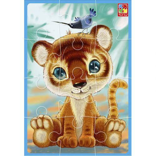 Пазлы мягкие А5 Тигренок 12 элементов (2987468851)