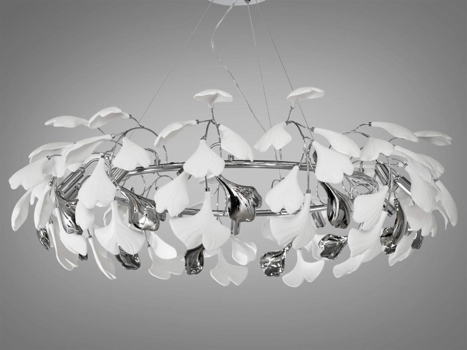 Люстра Diasha Loft на 16 ламп Хром (7162-12P HR)