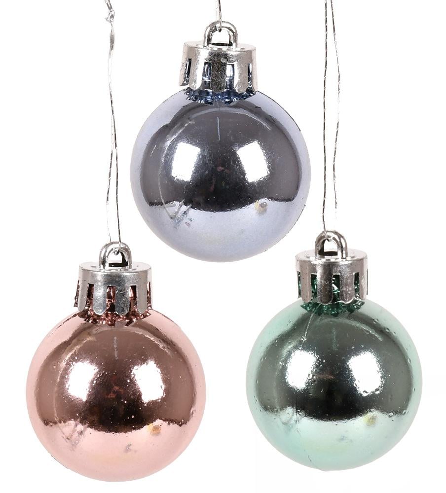 Ялинкові кульки 3 см Glas 15 шт.