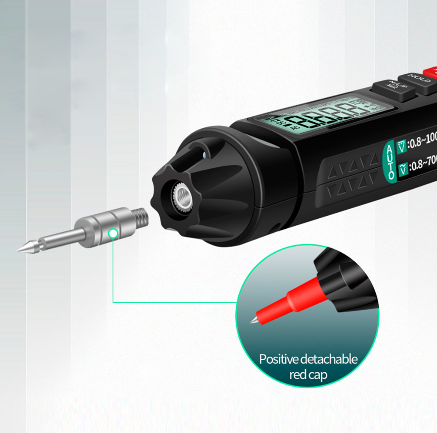 Мультиметр ручка цифровий ANENG A3008Pro автовибір TRUE RMS NCV 5999 відліків Black (710034) - фото 4 Мультиметр ручка цифровий ANENG A3008Pro автовибір TRUE RMS NCV 5999 відліків Black (710034) - фото 4