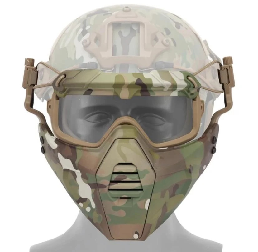 Маска-окуляри Ghost Iron Man з кріпленням до шолома Airsoft Мультикам (MK001019)