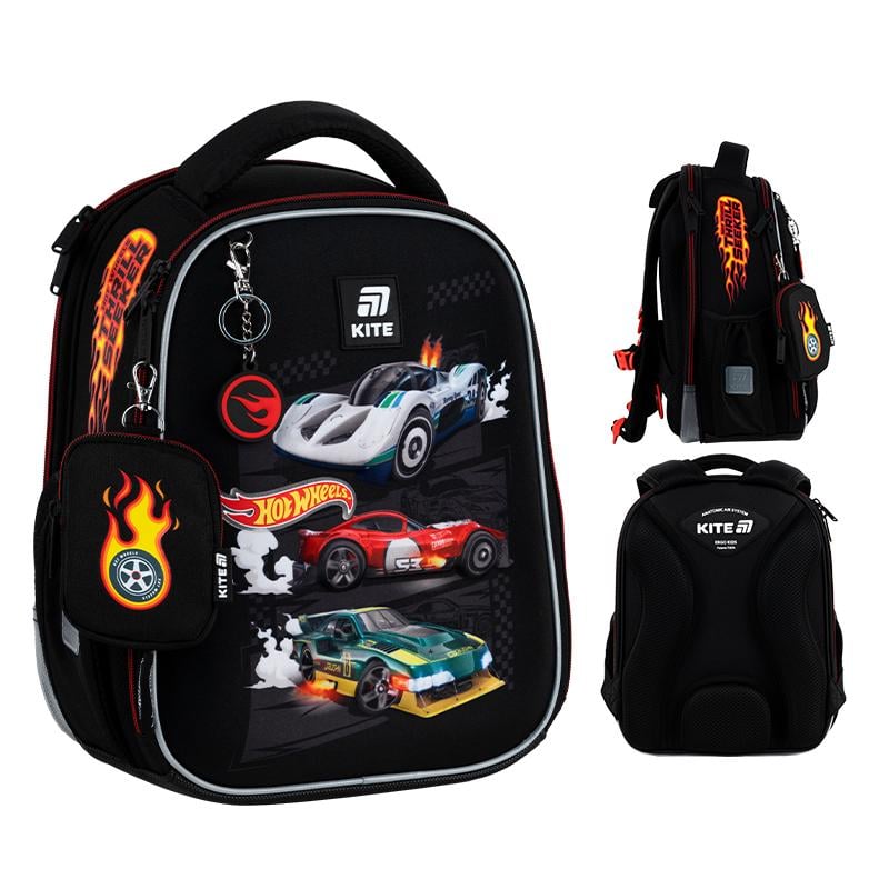 Рюкзак каркасний KITE Education HW25-555S Hot Wheels з ортопедичною спинкою (000995381) - фото 2 Рюкзак каркасний KITE Education HW25-555S Hot Wheels з ортопедичною спинкою (000995381) - фото 2