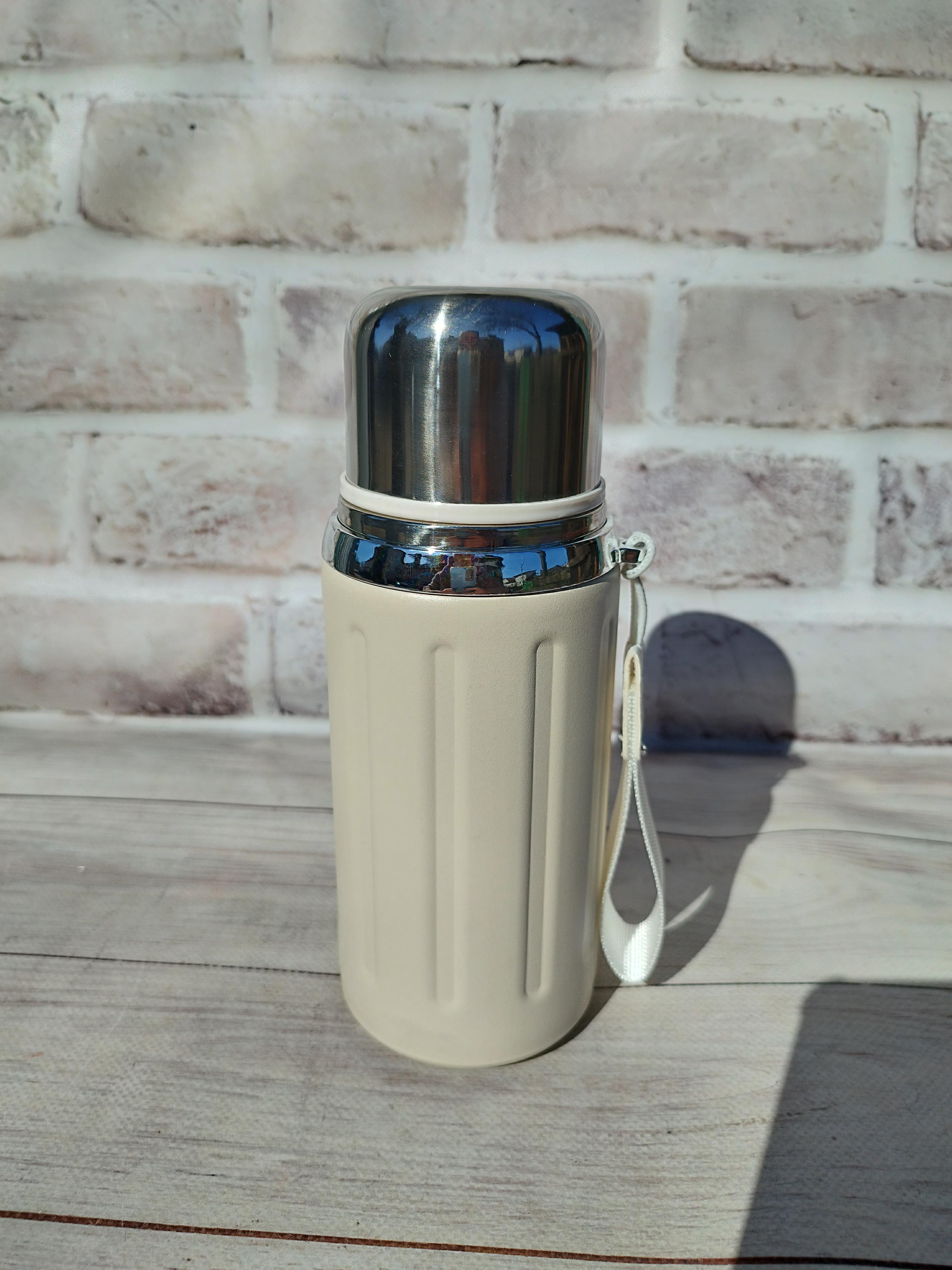 Термос Stenson MT-5349-0.6 из нержавеющей стали 600 мл Белый (MT-5349-0.6)