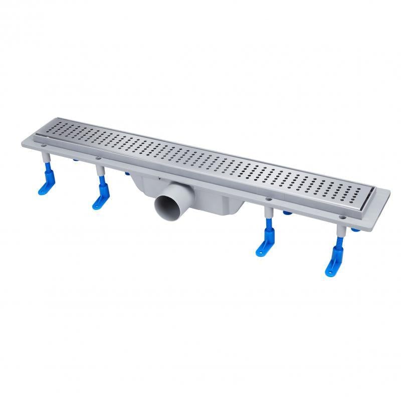 Трап душевой Qtap Dry FB304-600 линейный с сухим затвором и нержавеющей решеткой 600х73 мм (24382096)