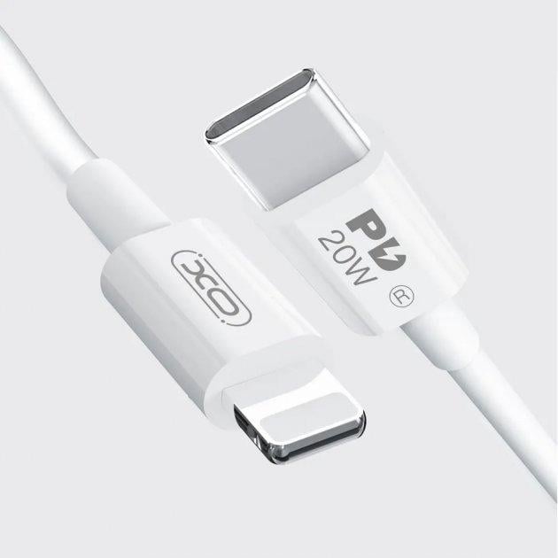 Кабель USB XO NB-Q189A Type-C Lightning 1 м Білий - фото 3