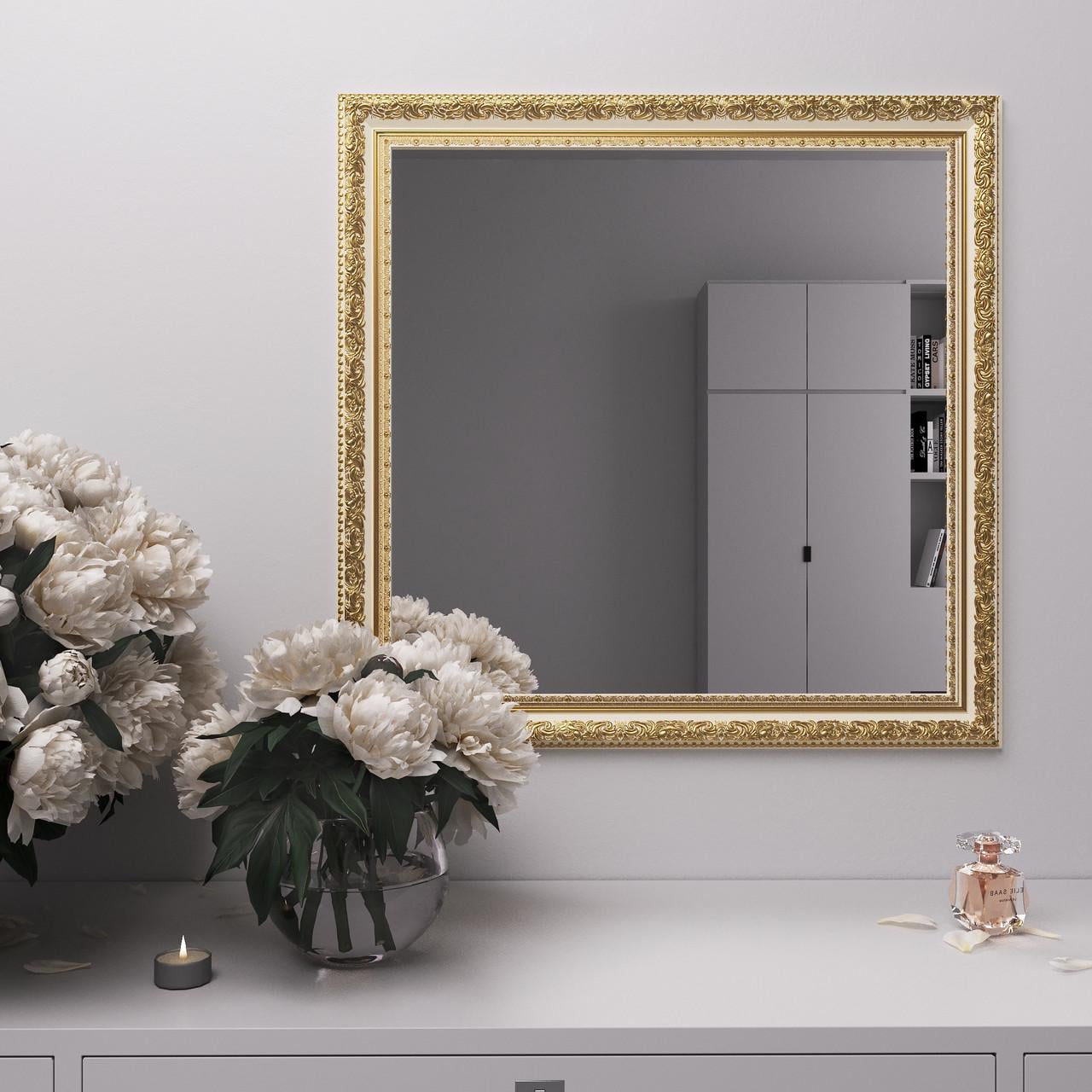 Зеркало настенное Black Mirror 70х70 Золото (5826A-35) Зеркало настенное Black Mirror 70х70 Золото (5826A-35)