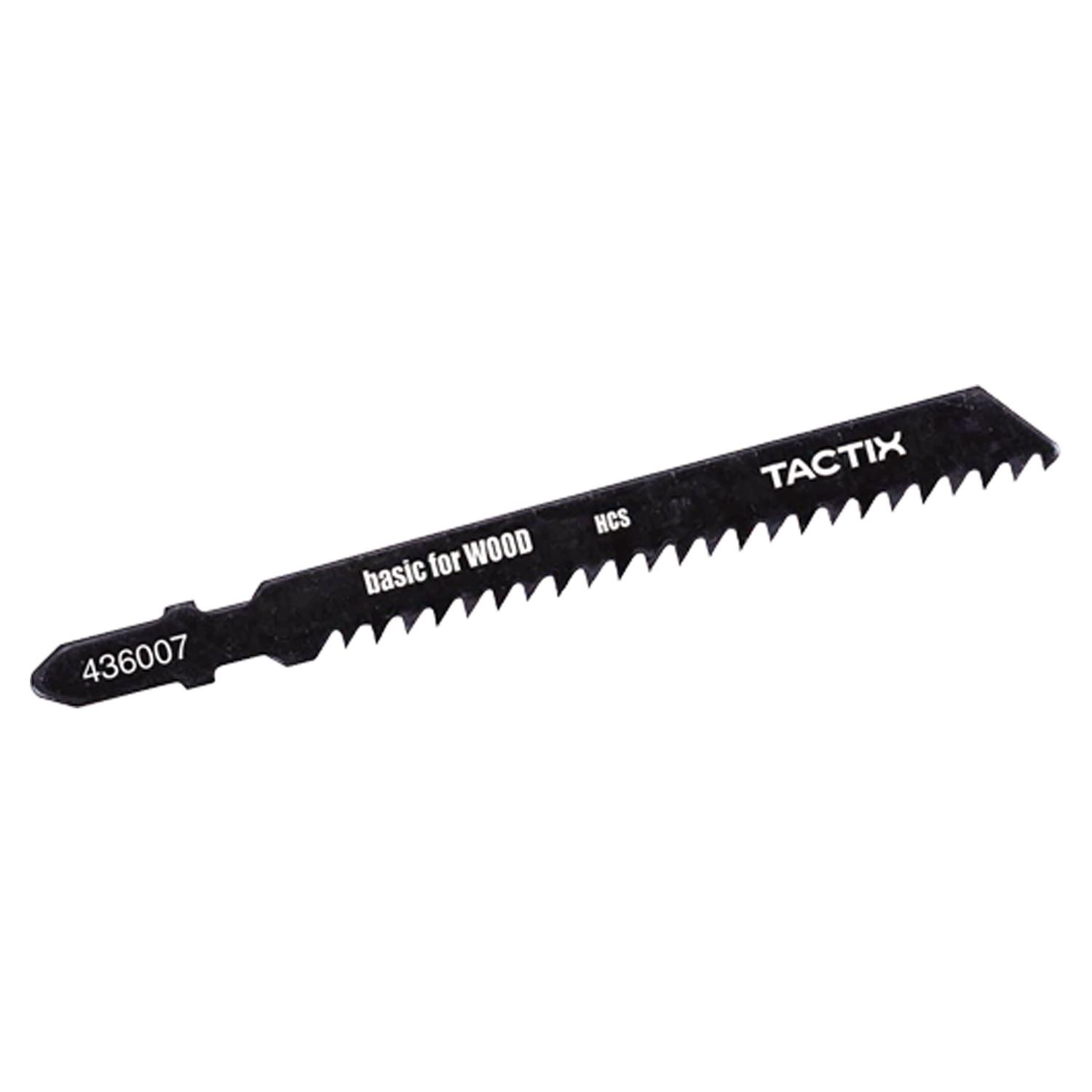 Пилка для лобзика Tactix 436007 100 мм для дерева 50 мм прямой рез Т111C (INOTV0TC0W0T111C00)