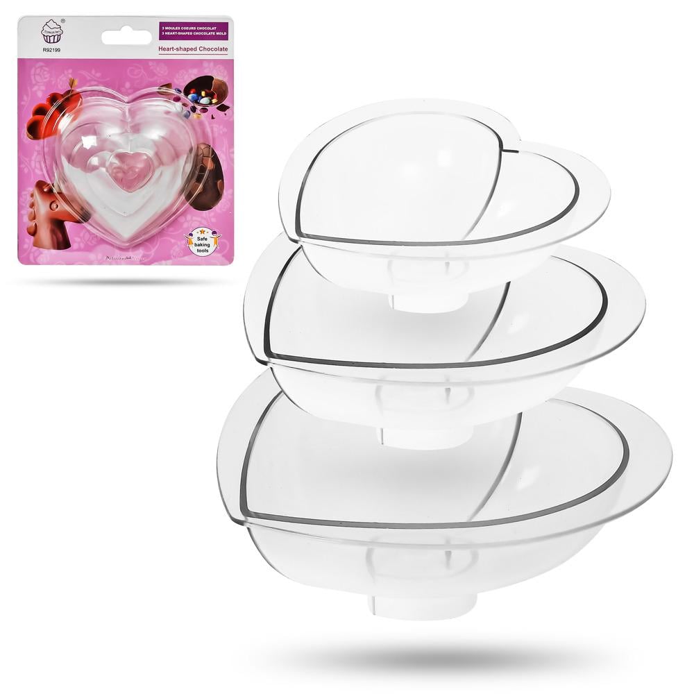 Форма для шоколаду HOME акрил Heart 10х12 см (R92199)