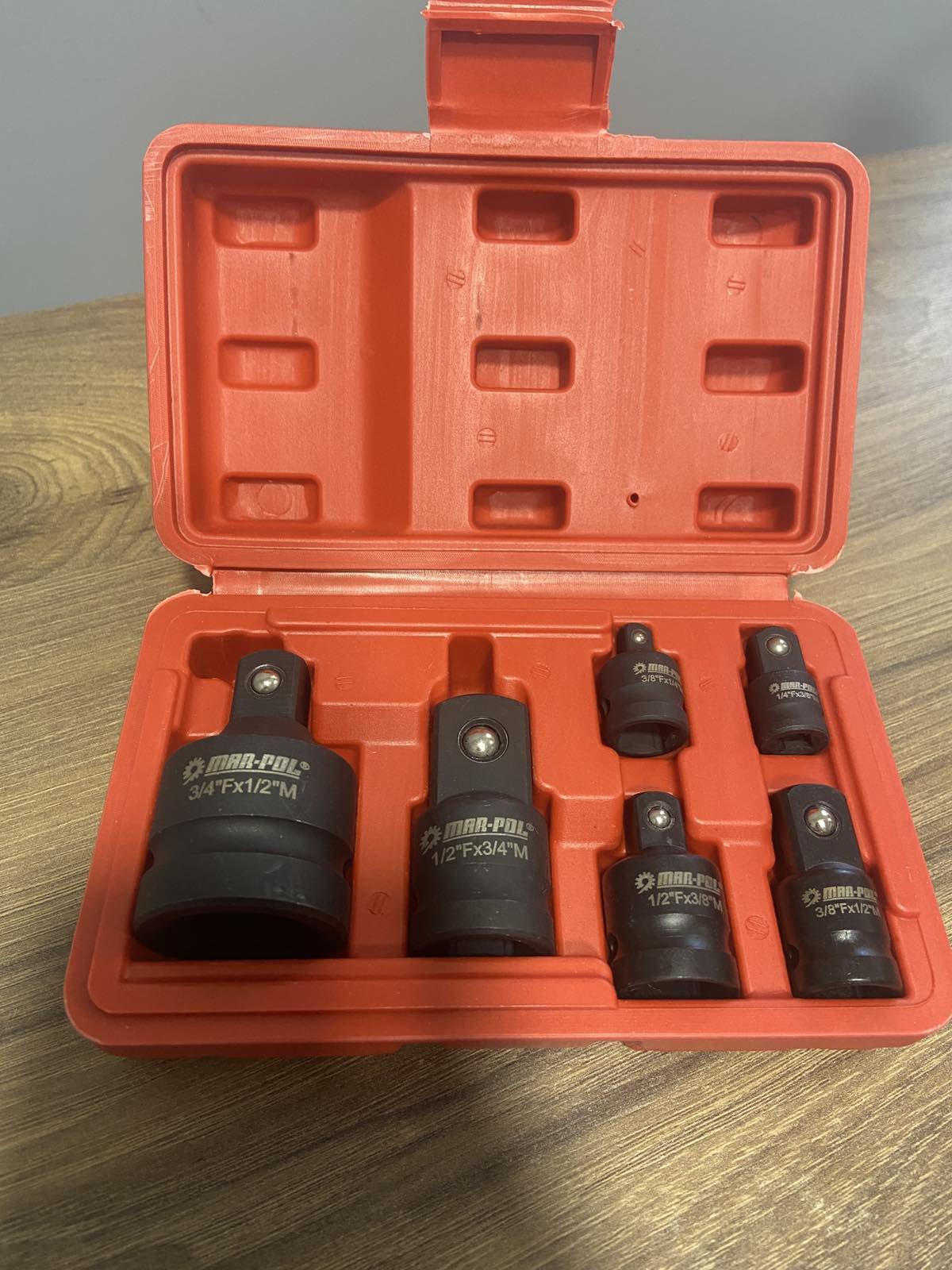 Перехідники для торцевих головок Mar-Pol M58576 6 шт. (12063484) - фото 7 Перехідники для торцевих головок Mar-Pol M58576 6 шт. (12063484) - фото 7