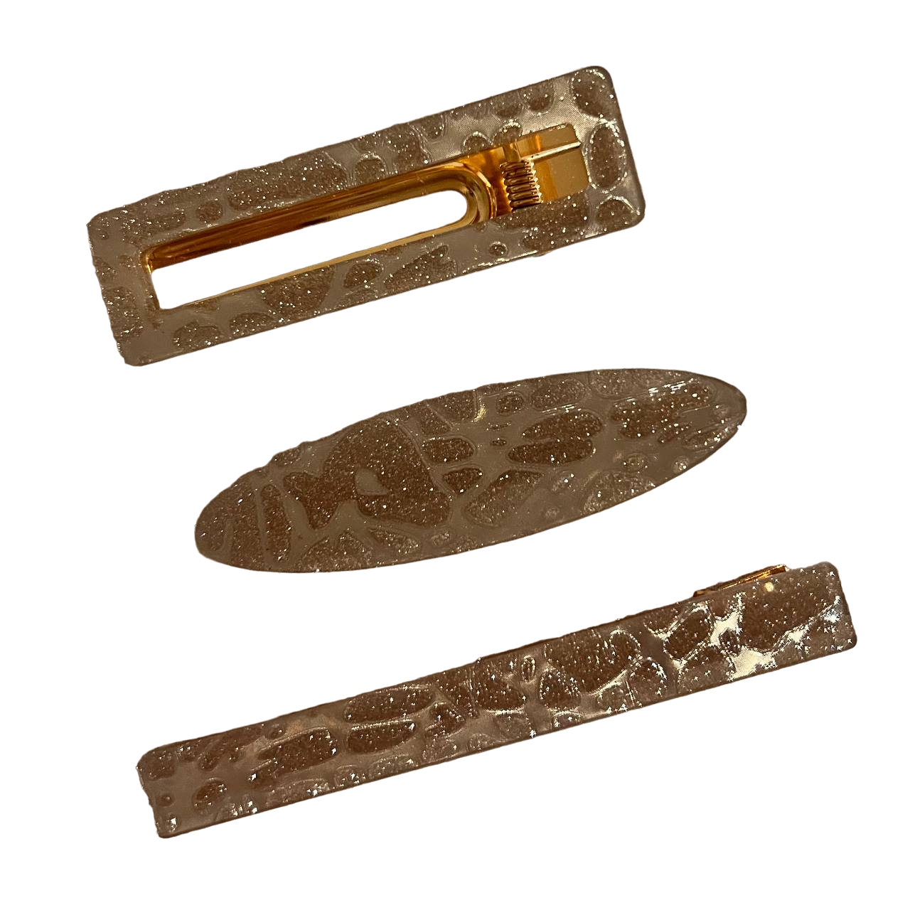 Шпильки для волосся з блискітками 3 шт. (16857) Шпильки для волосся з блискітками 3 шт. (16857)