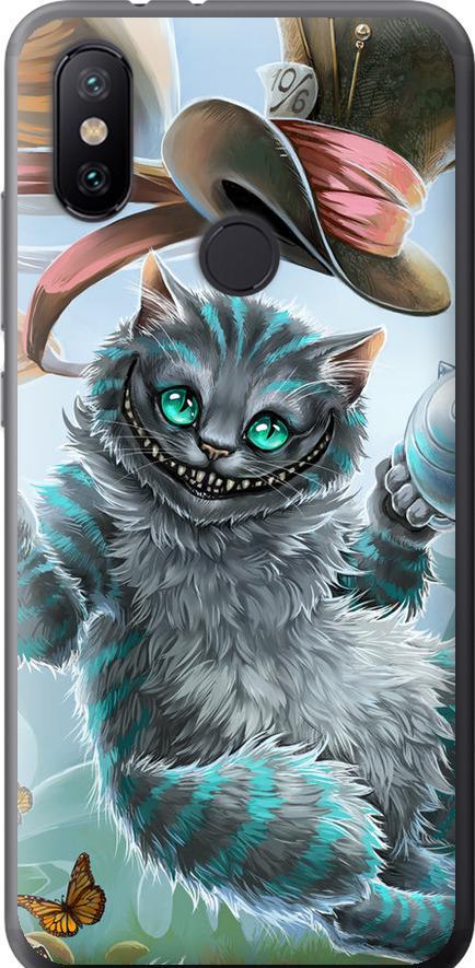 Чохол на Xiaomi Mi A2 Чеширський Кіт 2 (3993u-1481-42517)