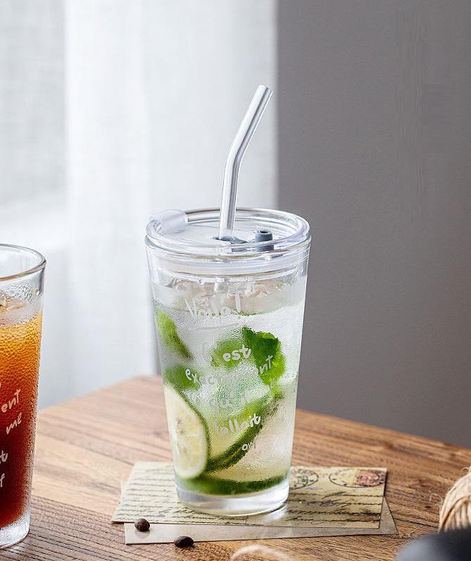 Стакан с кишкой и трубочкой 14955 450 мл (5002294) - фото 3 Стакан с кишкой и трубочкой 14955 450 мл (5002294) - фото 3