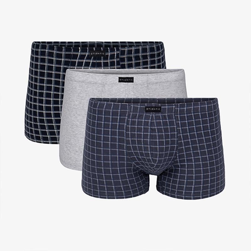 Труси чоловічі шорти Atlantic L 3 шт. Gra/Szm/Grf (3MH 007)
