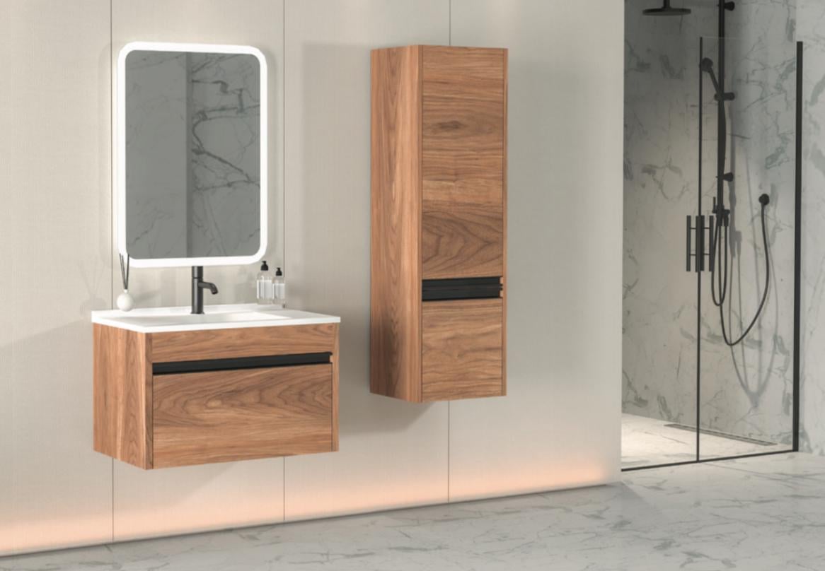 Тумба підвісна Aquanil з умивальником 75 см