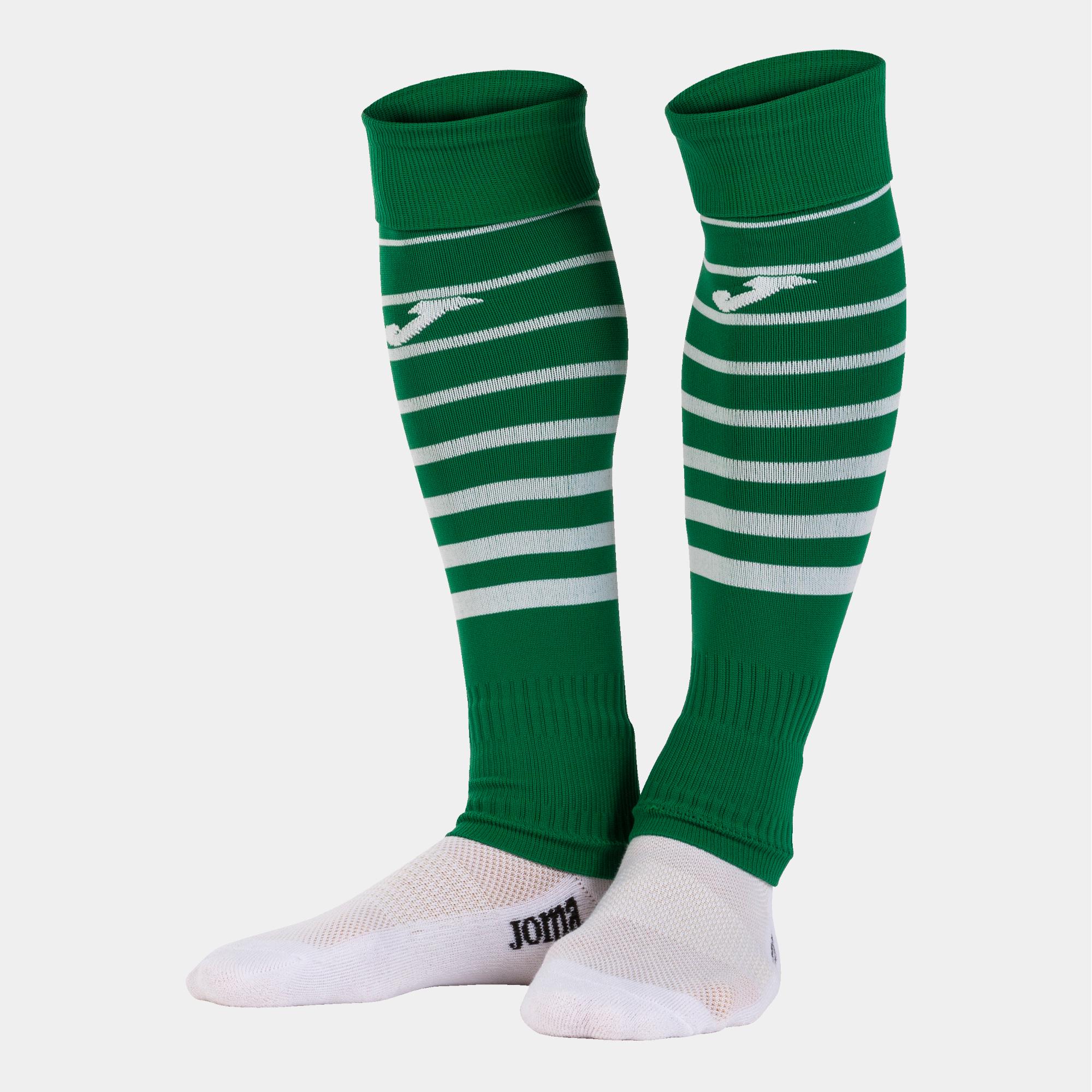 Гетры Joma 400898.452 Premier Ii Socks р. 43-46 Green/White (8445456401421) - фото 1