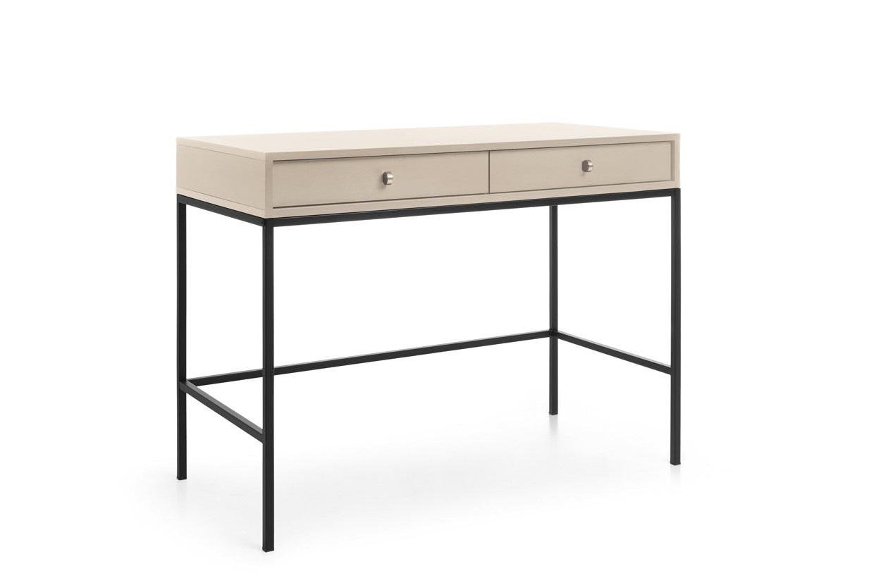 Туалетный стол Perfect Home MT104 Моно/Mono ЛДСП/металл Беж песочный/Черный (50751) Туалетный стол Perfect Home MT104 Моно/Mono ЛДСП/металл Беж песочный/Черный (50751)