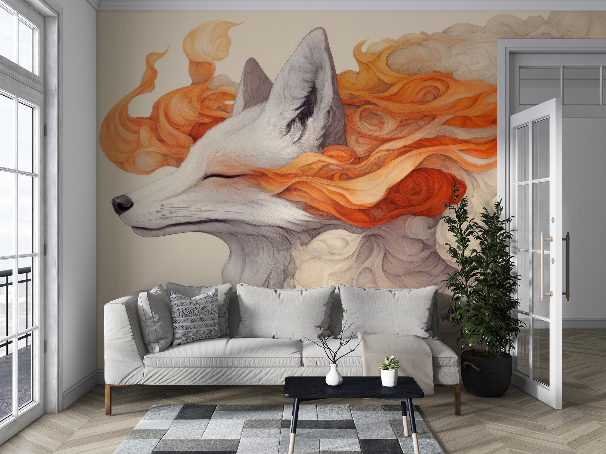 Фотошпалери флізелінові Upstream Лисиця в абстракції 180х120 см (SPF-164/2) - фото 6 Фотошпалери флізелінові Upstream Лисиця в абстракції 180х120 см (SPF-164/2) - фото 6