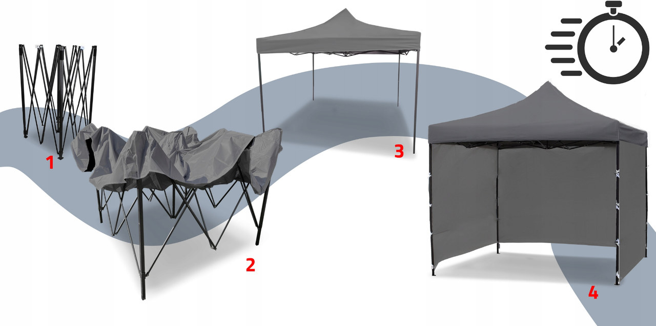 Павильон садовый Maltec 3 стены 3х3 м Серый (2166763814) - фото 8 Павильон садовый Maltec 3 стены 3х3 м Серый (2166763814) - фото 8