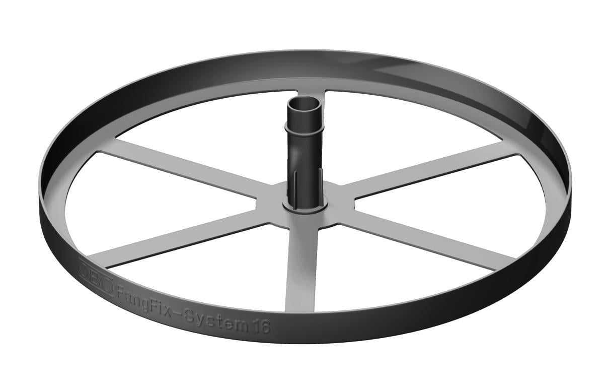 База блискавки OBO Bettermann F-FIX-B16 ø 373x62 мм поліпропілен (5403235)