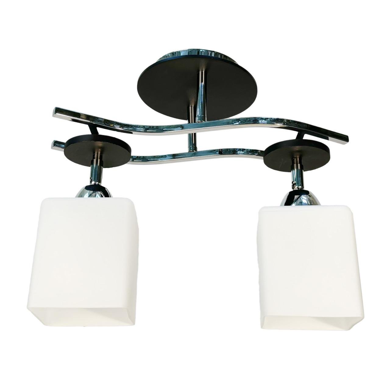 Люстра класична Svet 4420/2 на два плафона Сріблястий (25153193)