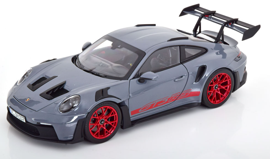 Модель автомобіля Norev 1:18 Porsche 911 992 GT3 RS Coupe Arctic Gray (187350)