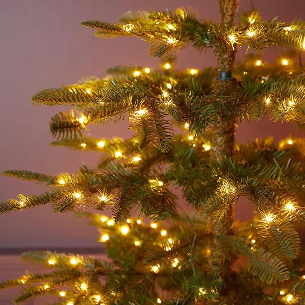 Гірлянда світлодіодна мішура Роса з пультом 1500 LED від USB та мережі 220V 8 режимів 50 м Теплий білий - фото 4