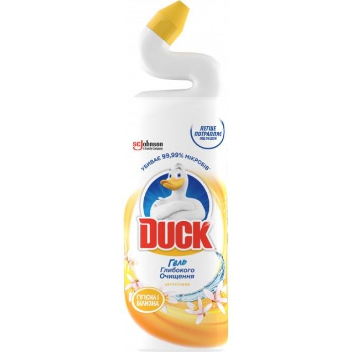 Средство для унитаза Duck 5в1 Гигиена и белье Цитрус 900 мл (006278)