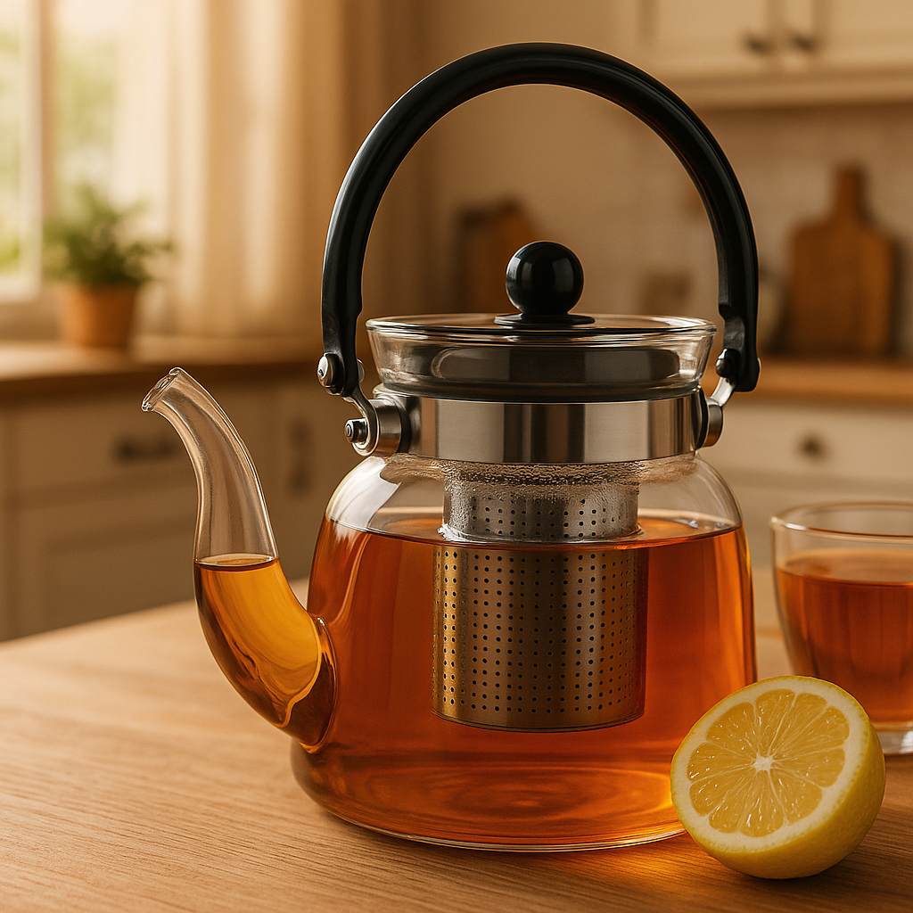 Чайник заварник із жароміцного скла CrystalBrew 1,2 л (03-MS-0134)