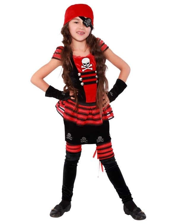 Детский карнавальный костюм Пиратка 110-116 см (2078/30)