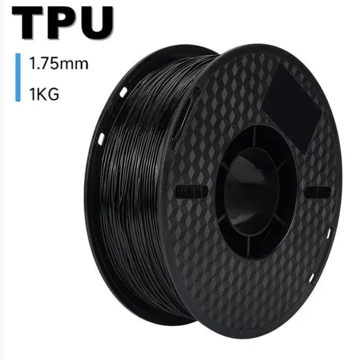 Пластик для 3D-принтера KINGROON TPU 1,75 мм 1 кг Чорний (UA3D216-Black) - фото 2