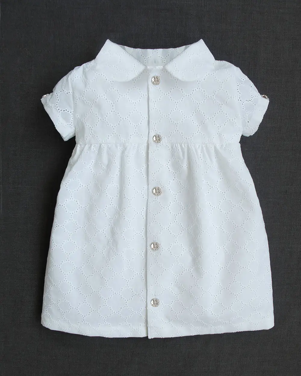 Платье батистовое для девочки Angelsky 3302 68 см Белый