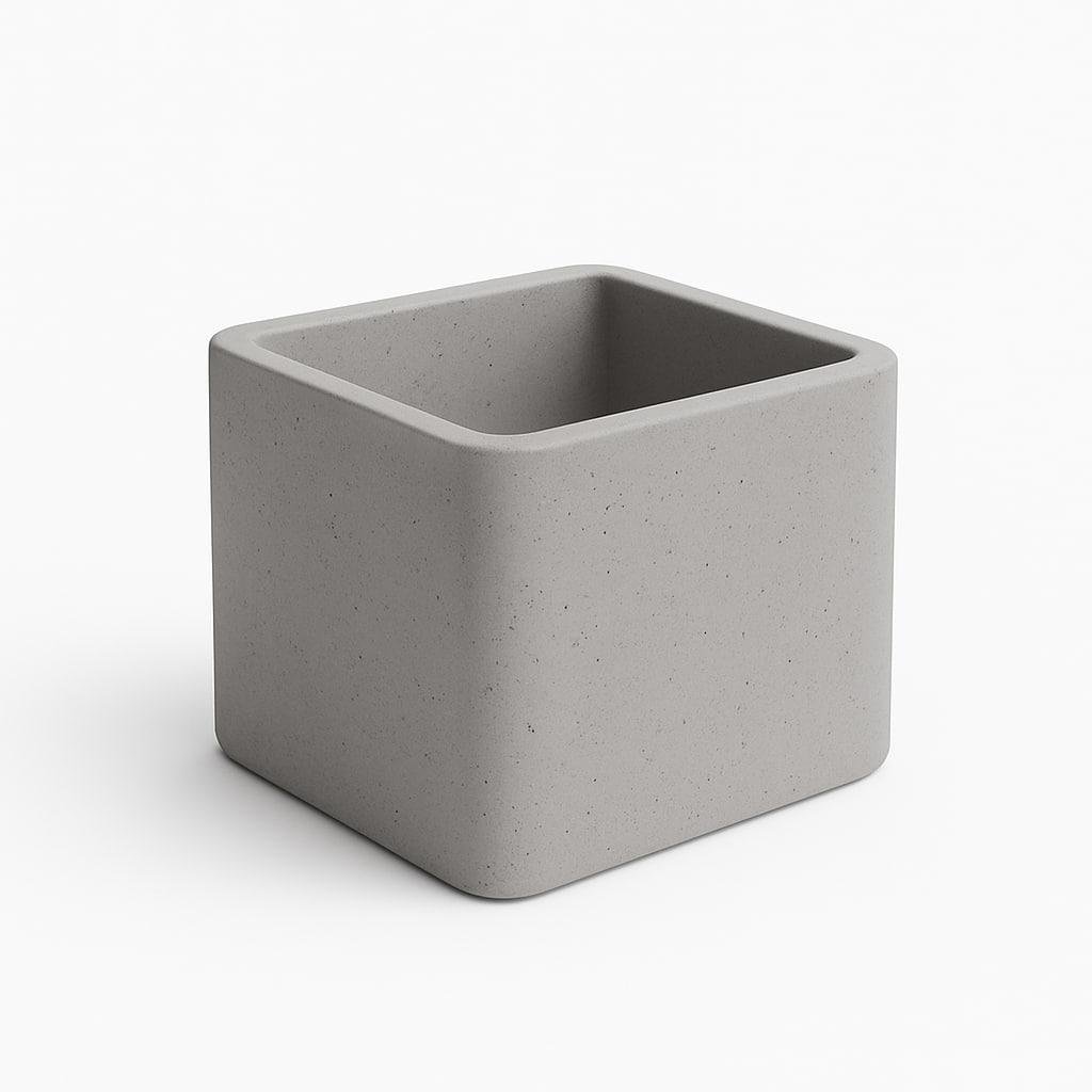 Вазон вуличний бетонний Модерн 500х500х500 мм/90 кг/85 л Сірий (26525532)