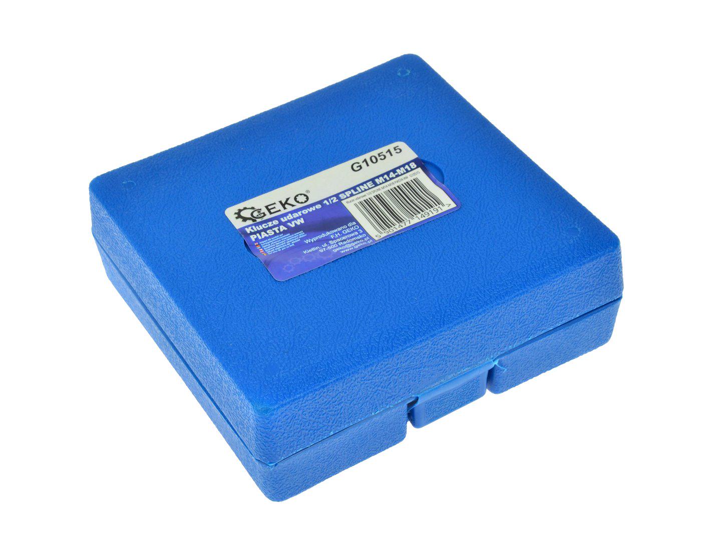 Набор ударных бит Geko G10515 1/2 Spline M14-M18 (27507870) - фото 4 Набор ударных бит Geko G10515 1/2 Spline M14-M18 (27507870) - фото 4