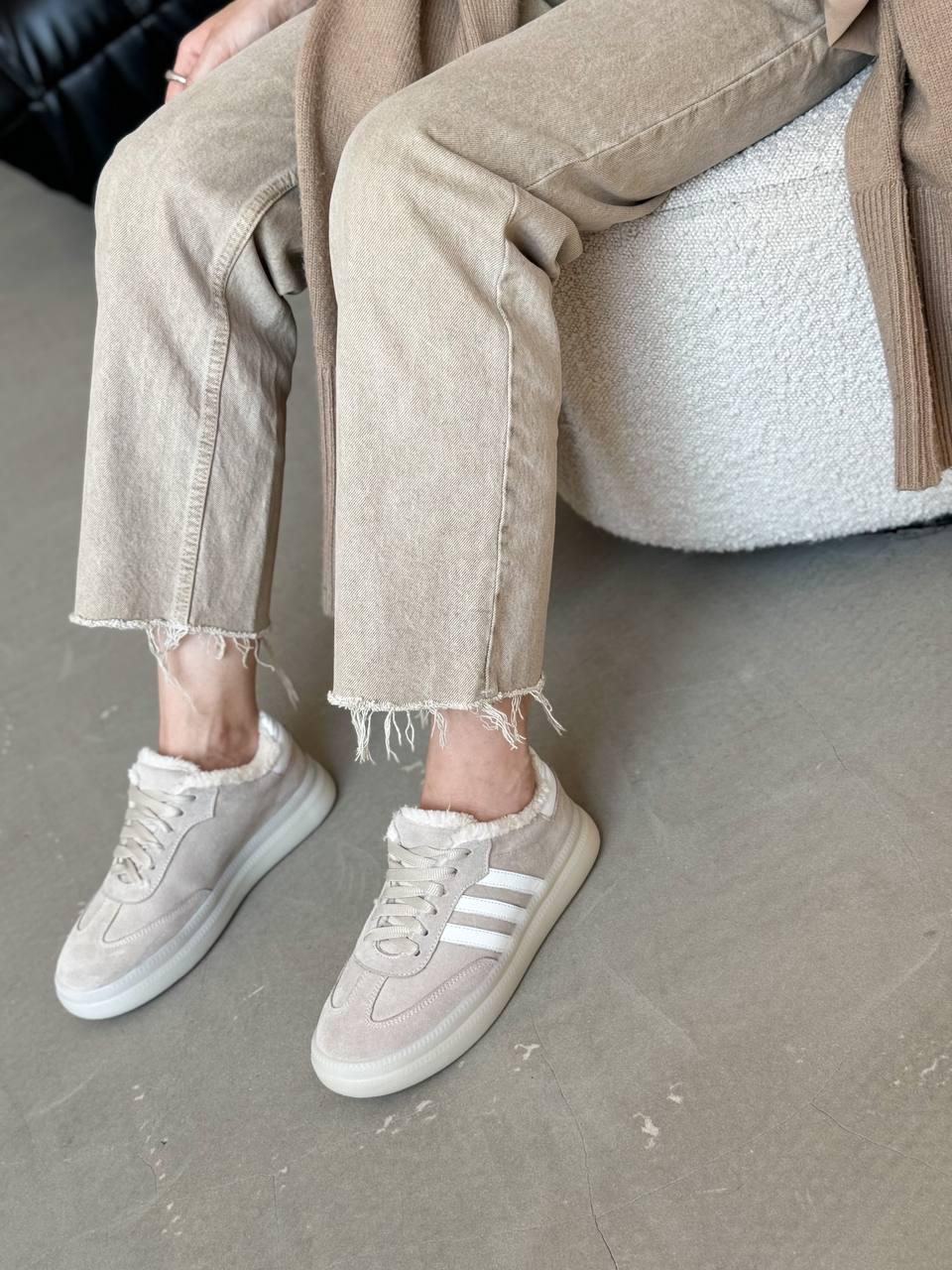 Кеди жіночі на хутрі Maya Shoes р. 39 Бежевий (3021/1) - фото 17 Кеди жіночі на хутрі Maya Shoes р. 39 Бежевий (3021/1) - фото 17