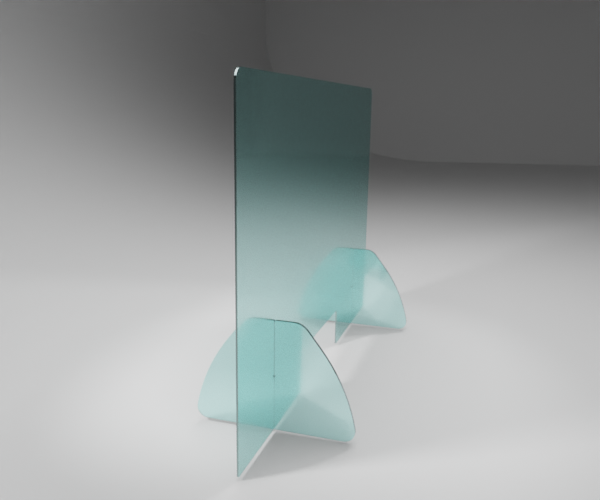 Защитный экран кассовой зоны БРТ 900х600 мм - фото 3