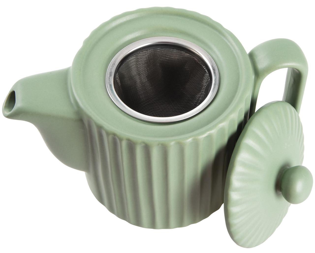 Заварочный чайник Limited Edition MINT керамический 750 мл Мятный (B050024) - фото 3 Заварочный чайник Limited Edition MINT керамический 750 мл Мятный (B050024) - фото 3