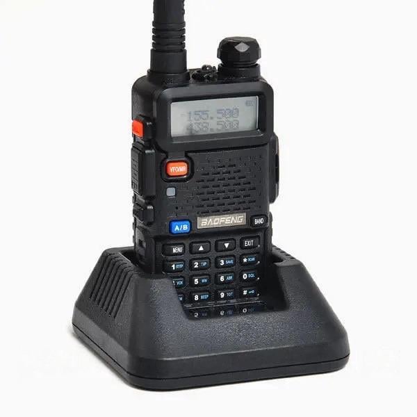 Рация Baofeng UV-5R 8 Вт полная комплектация до 8 км Черный - фото 4