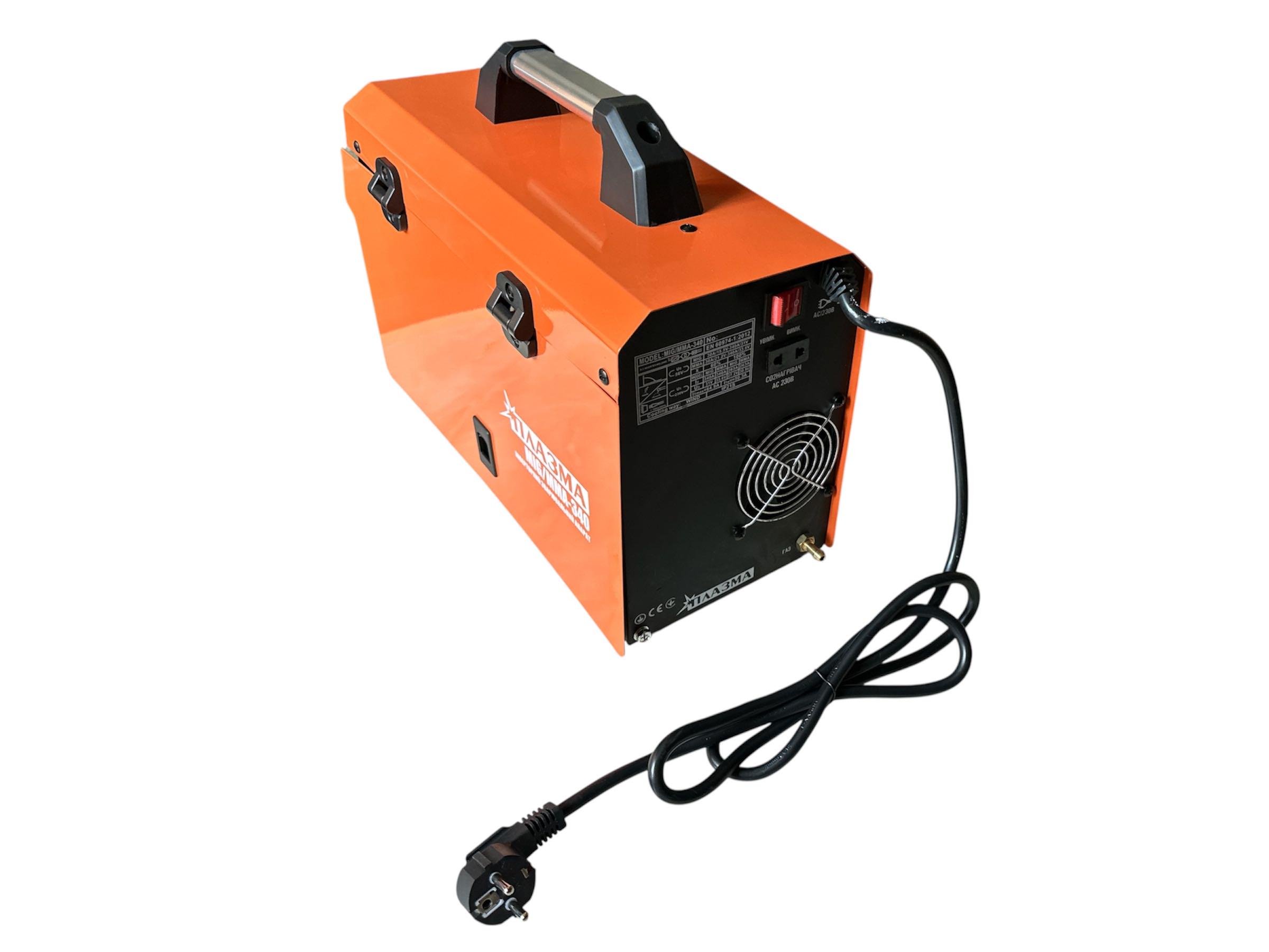 Полуавтомат инверторный Плазма MIG/ММА-340 Оранжевый (27667256) - фото 5 Полуавтомат инверторный Плазма MIG/ММА-340 Оранжевый (27667256) - фото 5