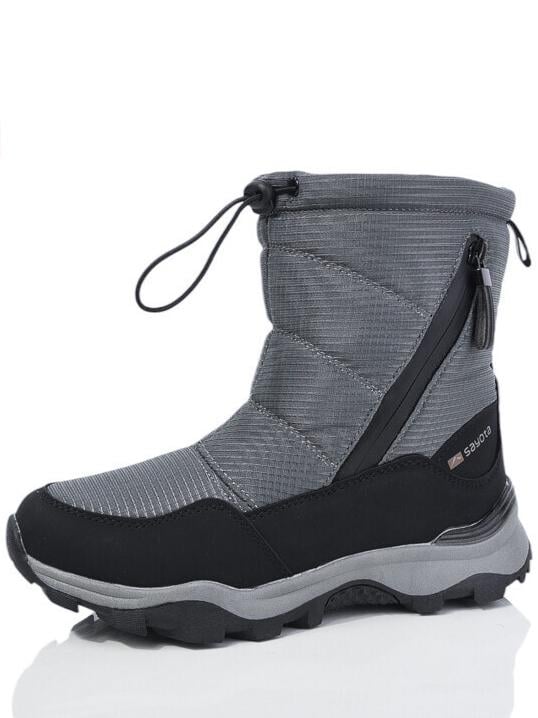 Дутики с натуральной овчиной Sayota CN871-6 р. 38 Серый - фото 2