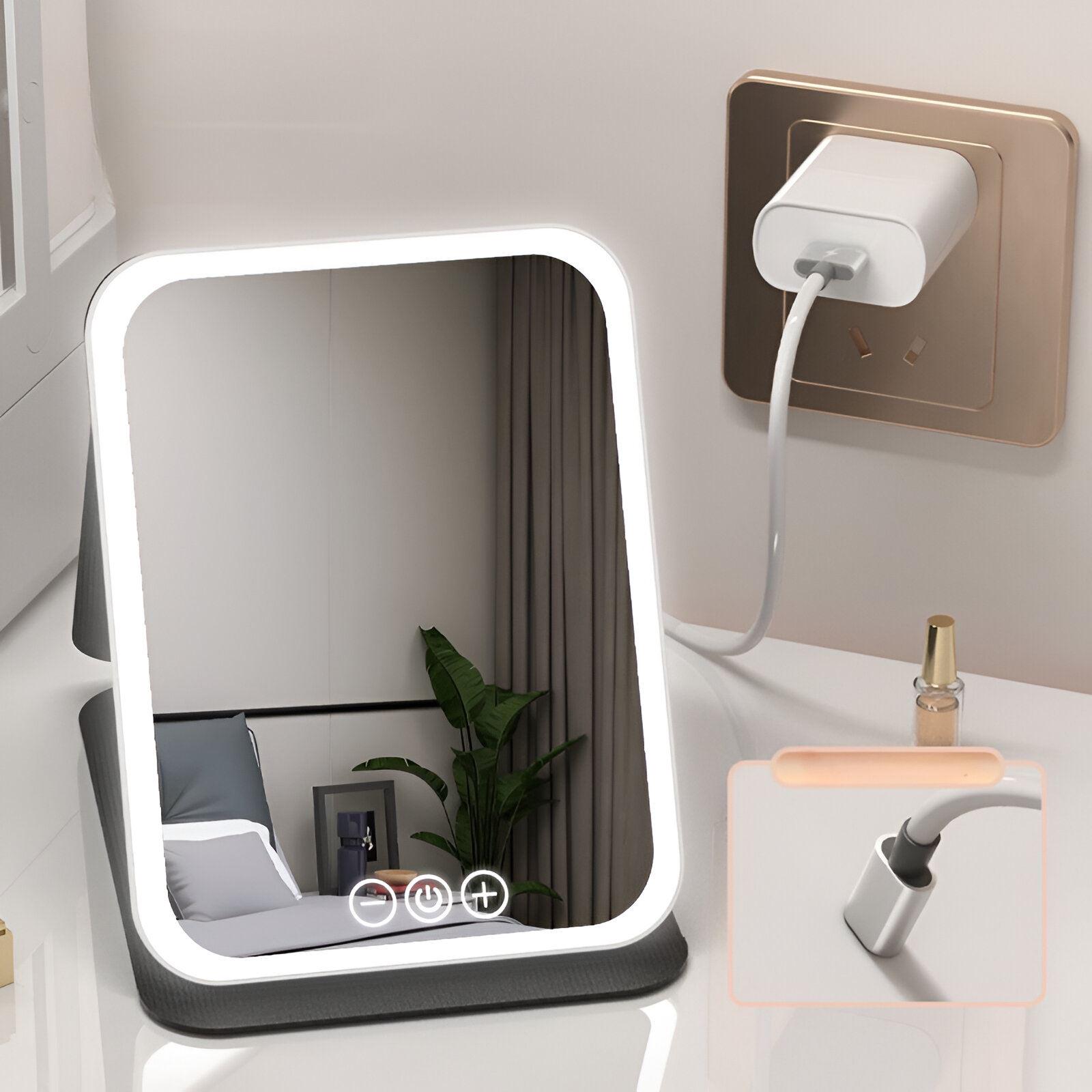 Дзеркало для макіяжу Lighted makeup mirror з LED підсвічуванням - фото 5 Дзеркало для макіяжу Lighted makeup mirror з LED підсвічуванням - фото 5