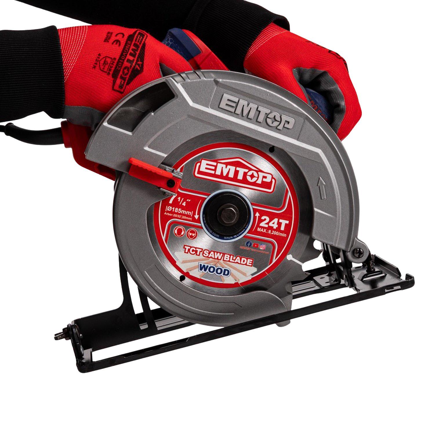 Пила дисковая EMTOP ECSW1853 - фото 3 Пила дисковая EMTOP ECSW1853 - фото 3